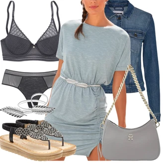 Outfit sa Tamnosiva/Siva/Crna Prozirna gaćica/Klasične gaćice/Futrola za Suknju/Gaćica & tanga/Gaćice bez prepona/Gaćice S Visokim Strukom/Brazilski Slip S.Oliver "Outfit za odmor"