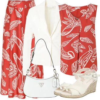 Outfit sa Bijela/Krem Kožna jakna za muškarce/Kožna Jakna/Elegantni Sako/Kožna jakna za muškarce/Boucle Blazer/Kratki Sako/Casual Sako/Sakoi za Bluzu/Sako Jakna/Pamučni Sakoi/Pleteni Sako/Znojni Sako Rich & Royal "Outfit za odmor"