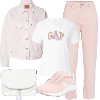 Outfity pro léto s Růžová Nike "Letní vzhled pro módní ženy"