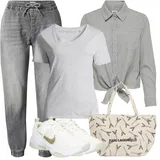Slouchy Vanjske Traperice Outfiti image