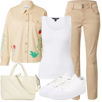 Outfity pro léto Chytrý příležitostný Svatba s Bílá/Modrá Kožené tenisky/Úzká teniska/Skate Bota/Nízká Teniska/Teniska na platformě Nike Sportswear "Letní vzhled pro módní ženy"Look: Estetika, Bad Taste, Hip Hop, Skater, Chytrý příležitostný, Sportovní, Unisex, Koncert, Škola, Svatba