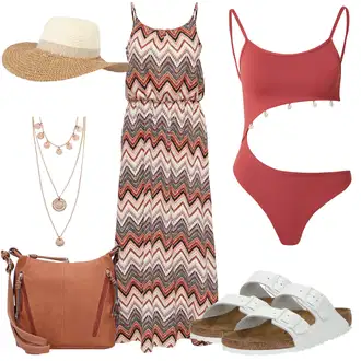 outfit mit Krem/Bela Rimski sandal/Čevelj s trakom/Poletni Čevelj/Dianette Sandali/Sandala Udobna Birkenstock "Vsakodnevni Outfit"
