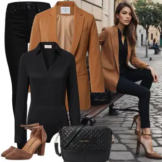 outfit "80-ih Let Elegantni Videz"