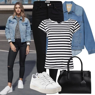 Měkké Outfit s Modrá/Tmavě modrá/Světle modrá Vintage Bund/Džínové Bund/Krátké Džínové Bundičky nasty gal petite "80. léta Styl Léto"
