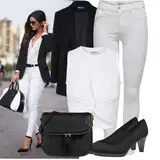 Pracovní outfity s bílými kalhotami image