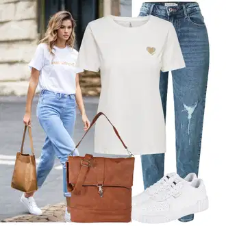 Outfit s Bílá Lékařská Bota/Ortopedická Bota/Komunijní bota/Diabetická Bota/Nízká Teniska/Úzká teniska/Semiortopedická bota/Bota Na Pěší Turistiku/Zdravotní bota/Tenisky s Bočním Zipem/Teniska se zapínáním na suchý zip Puma "Praktický vzhled"