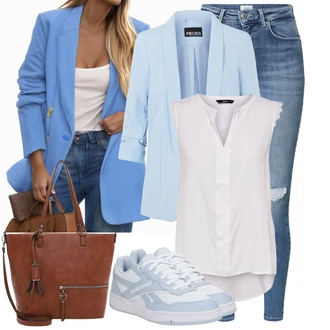 Mreža Outfit sa Svjetloplava Tenisica Skate cipela/Niska Tenisica/Vintage Tenisica/Ljetna Tenisica/Tanka Tenisica Reebok "Praktičan look"