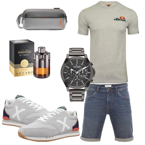 HellBlau/Blau/DunkelBlau Hemd Jeans Short/Bermuda Tom Tailor kombinieren
