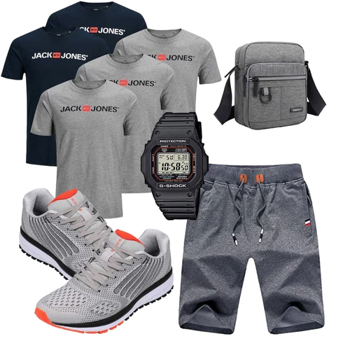 Grau Sportschuh WHITIN kombinieren