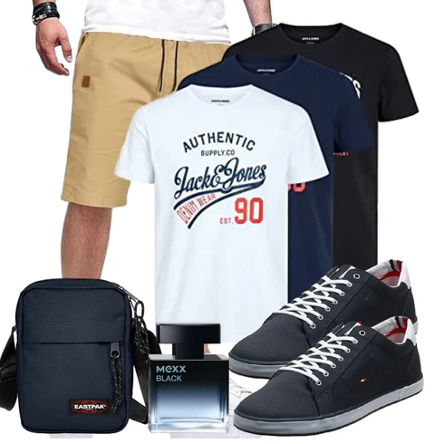 Khaki/Beige Chino Shorts/Bermuda/Musselin Shorts/Kurze Hose HCSS kombinieren