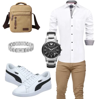 Outfit mit Grau Sneaker/Schuh Puma "Cool Outfit"