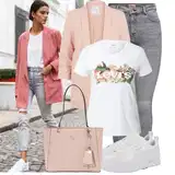 Kombinirati Pink Klasične Sakoe image
