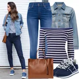 collectionTypes} Denim Jakne z Majice kombinirajte image