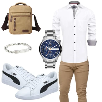 Business Outfits mit Grau Sneaker/Schuh Puma "Elegant Outfit"