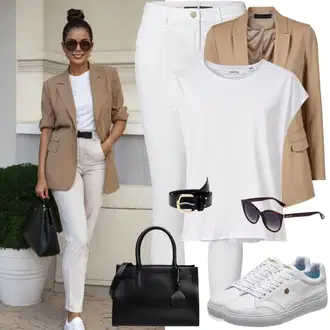 outfit "Elegantna letališka Obleka"