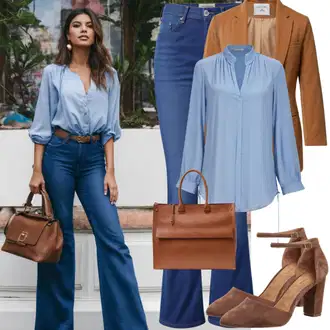outfit "Elegantna Obleka iz 90. let"