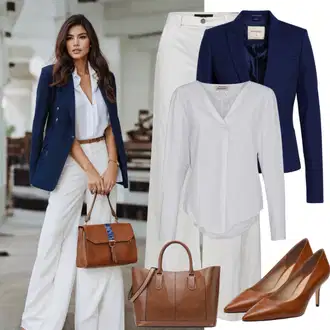 Outfit sa Plava/TamnoPlava Odijelo Elegantni Sako/Kožna jakna za muškarce/Kratki Sako/Poslovno Odijelo/Pleteni Sako/Kožna Jakna za Muškarce/Boyfriend Sako/Sako Jakna/Kožna Jakna orsay "Klupska odjeća za stari novac"