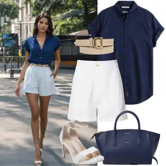 outfit mit Bela/Krem Bermuda/Chino kratke hlače/Denim kratke hlače/Lanene kratke hlače/Kratke hlače Musselin/Paperbag-kratke hlače/Kratka Hlača Pepe Jeans "Kratek Chino hlače Outfit"