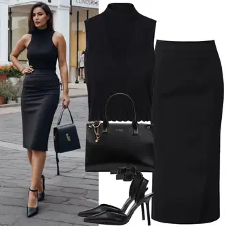 Outfiti Za Zabave Lahke mit Rdeča/Črna/Rjava/Bela/Zelena Majica brez rokavov/Moški čevlji/Športna majica Abercrombie & Fitch "Kul moda za ženske nad 50 let"