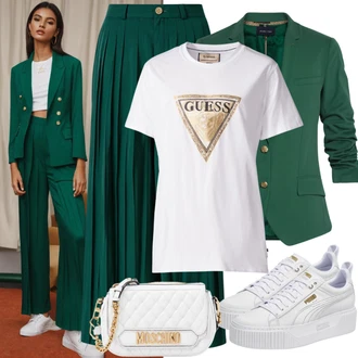 Outfit sa Bež/Kaki/Bijela/Krem/Siva/Smeđa Majica za plažu/Kratki top/Obični top/Pulover za plažu/Ležerni topić/Majica s mrežicom/Pleteni top/Majica kratkih rukava/Ležerna majica/Košulja top/Top za plažu Only "Ljetni casual outfit"