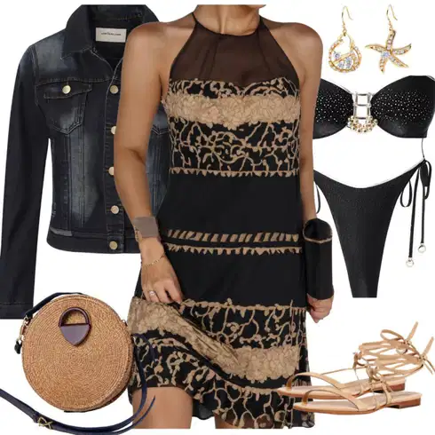 Roza Jakne kombinirajte z Črna Chic Oblačila/Obleke iz šifona/Obleka z Razporkom/Boho Obleke Poletje/Obleke z naborki/Dolge poletne obleke/Boho Obleke Elegantne/Obleke za Plažo italy moda, Črna/Rjava undress code, Bež/Rjava Poletni Čevlji/trachten čevlji ženske/Vintage sandali s. barski, Bež/Rjava/Rumena Torbe iz rafije/Pletene torbe/Pletene torbe art of polo, Rjava/Črna/Roza Crop Jakne/Kratke Jakne/Kratke Denim Jakne answear lab, Srebrna/Modra/Zelena/Siva/Bela/Rumena Viseči Swarovski