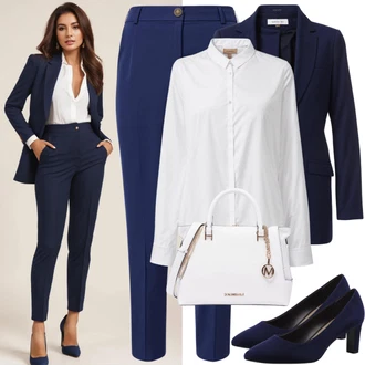 Smart Business Outfits "Moda za mater neveste Hlače obleka"