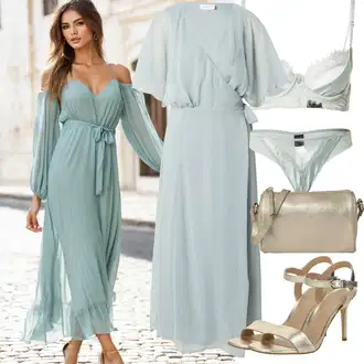 Outfit s Béžová/Bílá/Zlatý Sandál Na Podpatku/Lodička S Páskem/Bota Na Podpatku/Sandál s podpatkem/Sandály na hřídeli/Přezková bota/Elegantní Bota Polo Ralph Lauren "Výrazný letní vzhled"