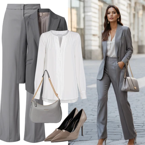 Kombinace Světle modrá/Bílá/Šedá Oblek Kožená bunda pro muže/Elegantní Sako/Blůzové Sako/Bavlněný Sako/Neformální Sako/Kožená Pánská Bund/Teplákový blejzr/Krátké Sako/Blejzrové Bund/Pletený Sako More & More