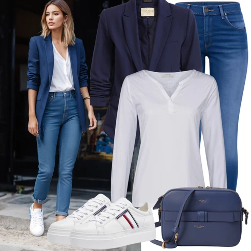 Kombinirajte TamnoPlava/SvjetloPlava/Plava Odijelo Dvoredni Sako/Boyfriend Sako/Kožna jakna za muškarce/Dugi Sako/Casual Sako Trendyol