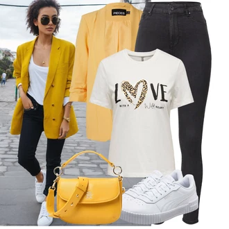 90tá léta Outfit s Šedá/Světle modrá/Modrá/Bílá Nízká Teniska/Volnočasová bota/Letní Tenisky/Úzká Teniska/Kožené Tenisky/Skate Bota Puma "Praktický vzhled"Look: 90tá léta, Estetika, Hip Hop, Nerd, Skater, Sportovní, Steampunk