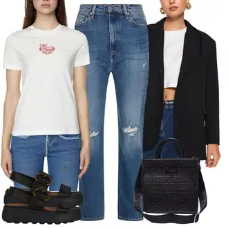 outfit mit Diesel "poletna obleka"