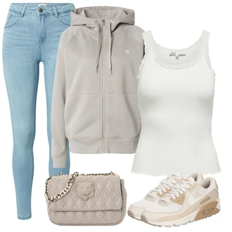 outfit mit Svetlo siva/Siva/Rjava/Khaki/Bež Kapucar Elegantni pulover s kapuco/Pulover s kapuco/Pleten pulover s kapuco/Prevelik pulover s kapuco na zadrgo/Športni pulover s kapuco/Jopica iz flisa G-Star Raw "poletna obleka"