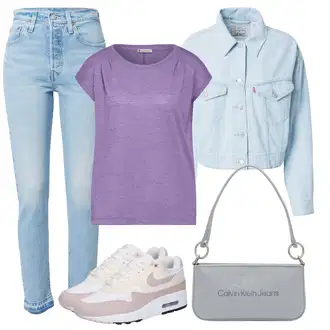 Til outfit mit Svetlo modra Denim Jakna/Rebrast Žamet Jakna/Crop Jakna/Kratka Jakna/Kratka Denim Jakna/Poletna jakna/Vintage Jakna levi's ® "poletna obleka"