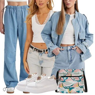 outfit mit Bela/Krem/Rjava/Bež Crop Top Čipka/Odrezana majica brez rokavov/Kratki top cool & sexy "poletna obleka"