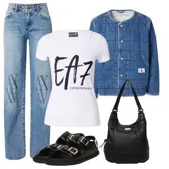 outfit mit Birkenstock "poletna obleka"