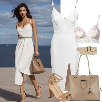 Z biseri outfit mit Bela/Krem/Roza/Rdeča/Oranžna Midi Večerna Obleka/Obleka za Birmo/Prozorna obleka/Obleka za Družico/Maturantska obleka/Poročna obleka do kolen/Obleka brez naramnic/Poročna obleka/Nevestinska obleka/Obleka iz tila carmen "Poletna obleka za nevestino mater"