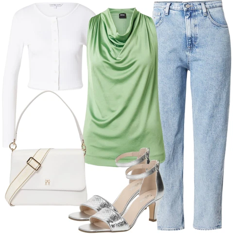 Kavbojke z kombinirajte z Mom Jeans Tommy Jeans, Bela/Krem Bombažne jopice/Kardigani z okroglim izrezom/Kratke jopice/Kardigani s stoječim ovratnikom/V-kardigani Calvin Klein Jeans, Turkizna/Svetlo zelena/Zelena Majice & Topi/Majica iz džerseja/Bluze brez rokavov Boss, Krem/Bela Torbe za čez ramo/Satchel torbe/Vrečka za prenašanje/Baguette torbe/Billfolds/Torbice za čez ramo Tommy Hilfiger, Srebrna/Siva Udobne črpalke/Sandali/Poročni čevlji/Sandali s peto/Čevlji s trakovi/Sandali z bleščicami/Črpalke z Nizko Peto/Elegantni Čevlji Gabor