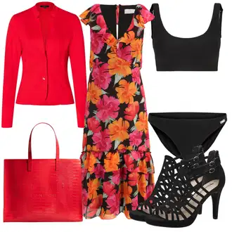 outfit mit Rdeča Nakupovalna Torba/Torba za čez ramo/Velika Torba/Poslovna Torba/Nakupovalka Ted Baker "Poletni outfit"