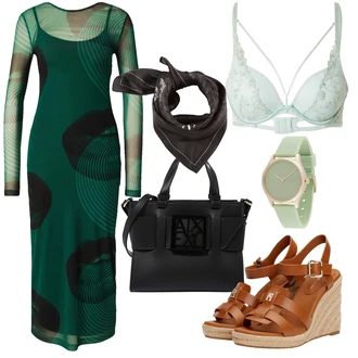 outfit mit Zelena/Svetlo zelena Pametna ura/Zapestna ura Lacoste "Poletni outfit"