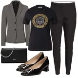 Nizki čevlji S peto outfiti za dame image