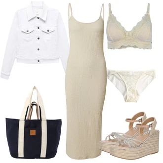 outfit mit Krem/Bež/Bela/Roza Moški čevlji velikosti 11/Balconette nedrček/Korzet/Čipkasti bustier/Modrček minimizer/Mehki Bh/Nedrček z oporo/Nedrček z oporo/Nedrček brez spodnjic Skiny "Poletni outfit"