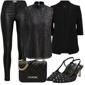 outfit mit Črna/Siva Plašč/Kratek Blejzer Vero Moda Petite "Poletni outfit"