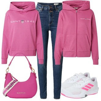 outfit mit Modra Usnjena Jakna/Kavbojke Visokega Pasu/Kavbojke z Razporkom/Ozke Kavbojke/Usnjene Čevlje S.Oliver "Poletni outfit"