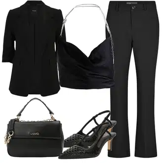 outfit mit Črna/Siva Plašč/Kratek Blejzer Vero Moda Petite "Poletni outfit"