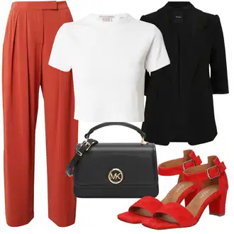 outfit mit Črna/Siva Plašč/Kratek Blejzer Vero Moda Petite "Poletni outfit"