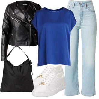 outfit mit Bela Teddy Superga/Usnjene superge/Superge Nizka/Ozka Superga/Superge Luknjasta/Superge Z Bočno Zadrgo/Poletne superge MICHAEL Michael Kors "Poletni outfit"