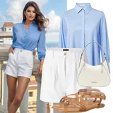 Outfiti s Belimi Kratkimi Hlačami image