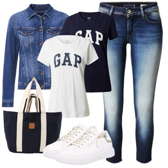 outfit mit Superga Superge Z Bočno Zadrgo/Superge Luknjasta/Superge z ježkom/Teddy Superga/Superge z Bleščicami Gabor "Poletni outfit"