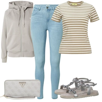 outfit mit Svetlo siva/Siva/Rjava/Khaki/Bež Kapucar Elegantni pulover s kapuco/Pulover s kapuco/Pleten pulover s kapuco/Prevelik pulover s kapuco na zadrgo/Športni pulover s kapuco/Jopica iz flisa G-Star Raw "Poletni outfit"