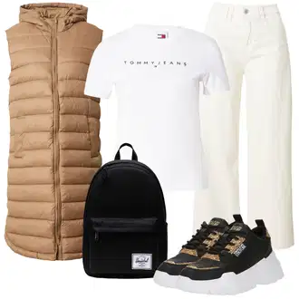 90. leta, Stil outfit mit Krem/Khaki/Bela Široke Kavbojke/Dad Kavbojka/Culotte Kavbojke/Široke Kavbojke/Plisirane Kavbojke/Vintage kavbojke Fransa "Poletni outfit"Look: Stil, Stari denar